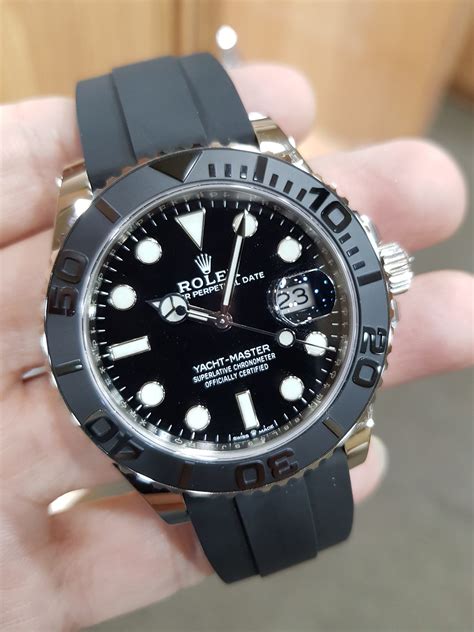 rolex 42mm yachtmaster.